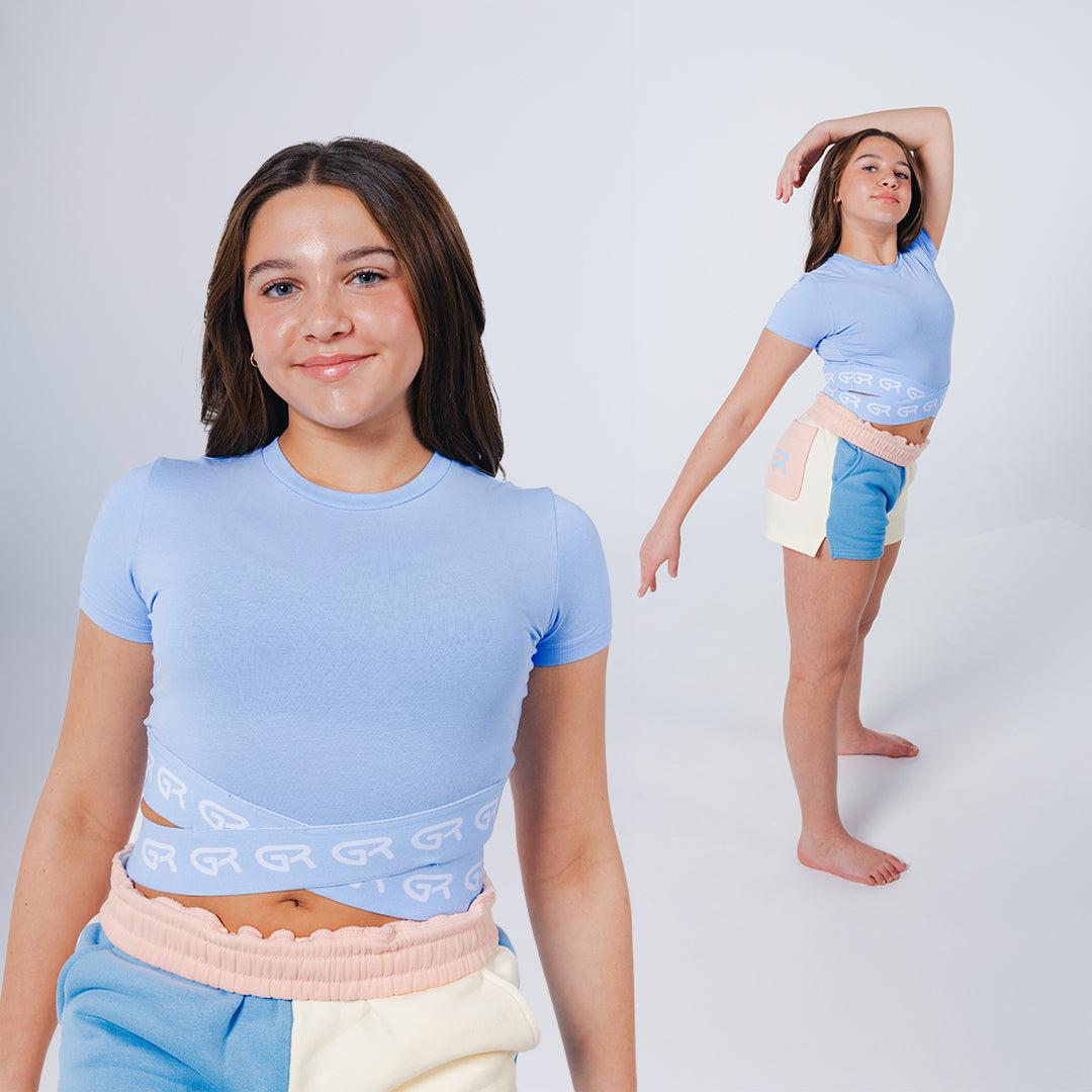 Groove Elastic Band Crop Top