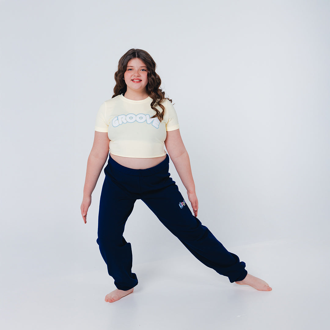 Groove Yellow Crop Top