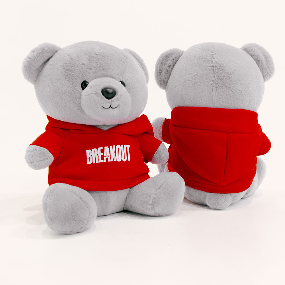 Breakout Plush Gray Bear
