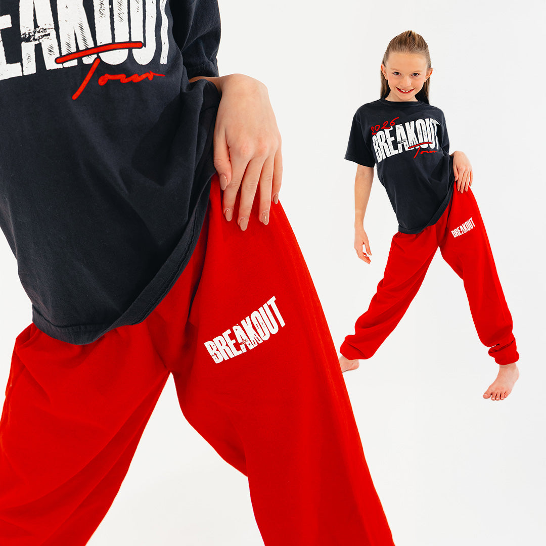 Breakout Red Sweatpants