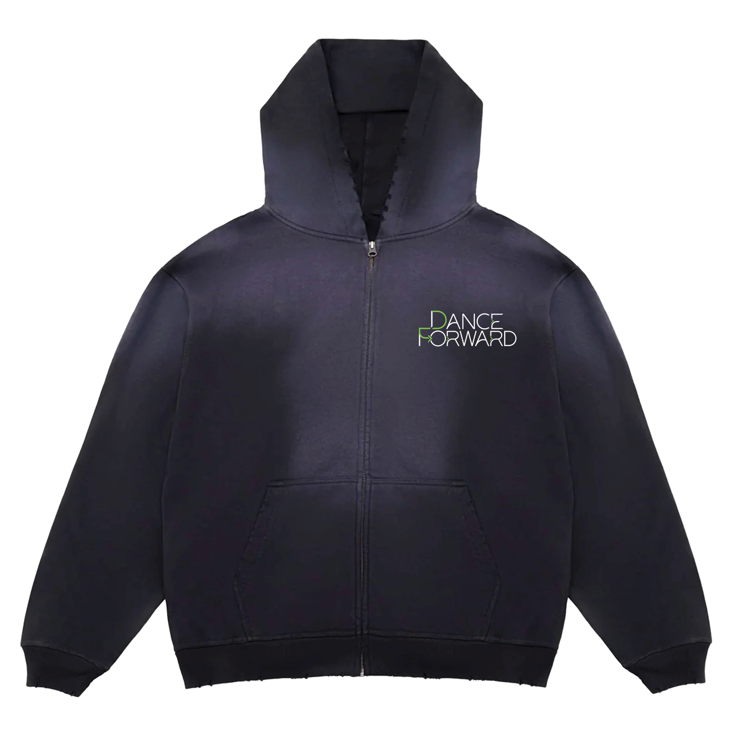 DanceForward Black Zip Hoodie