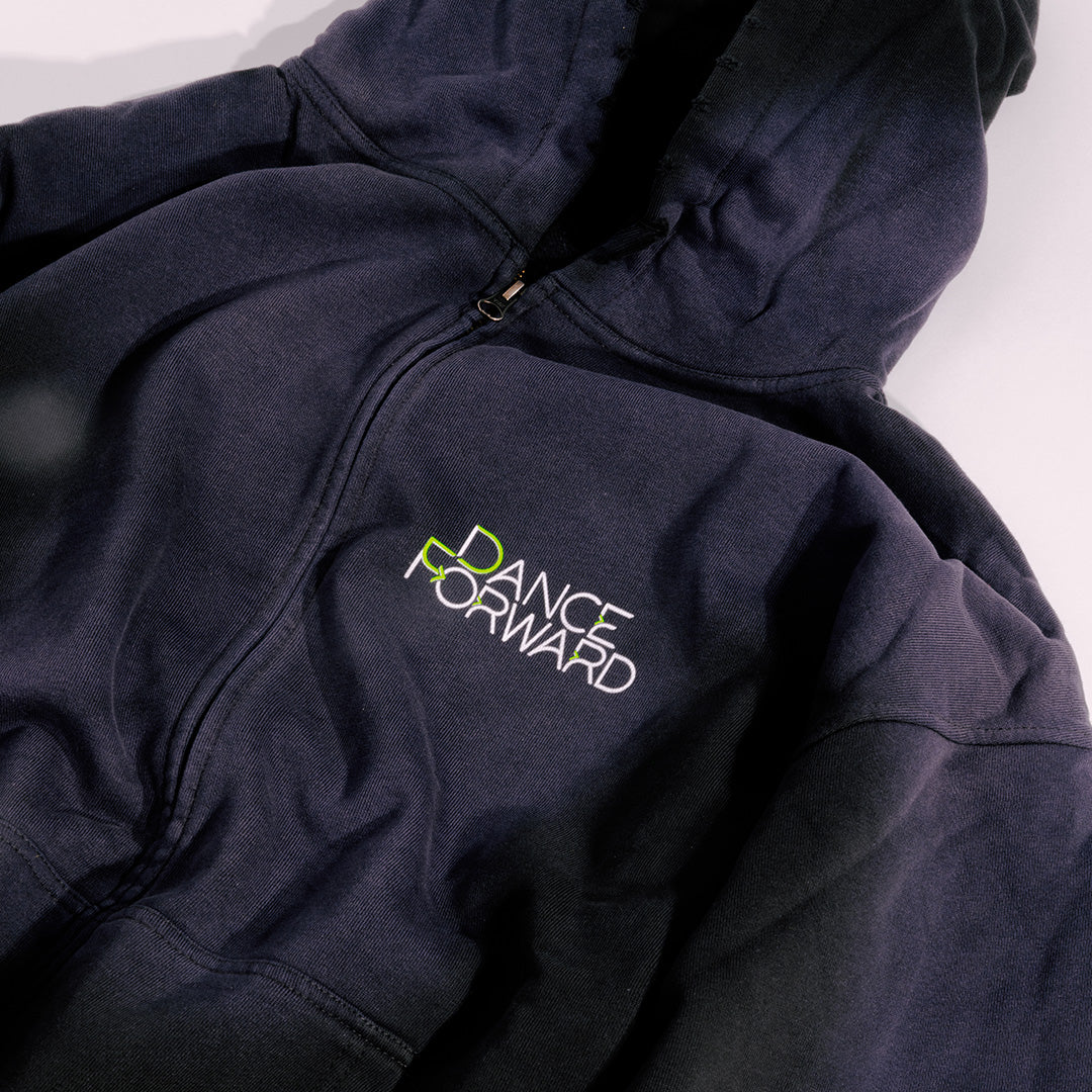 DanceForward Black Zip Hoodie