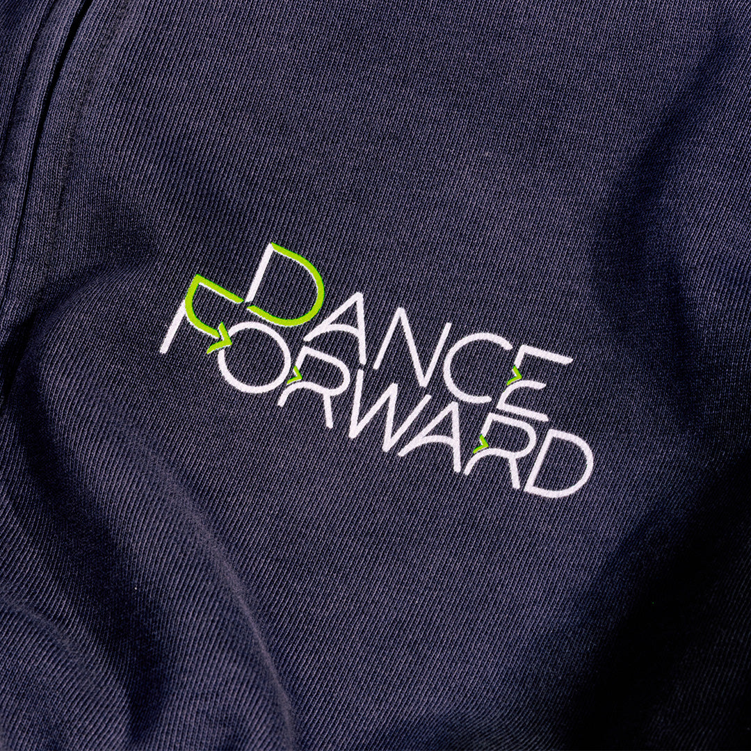 DanceForward Black Zip Hoodie