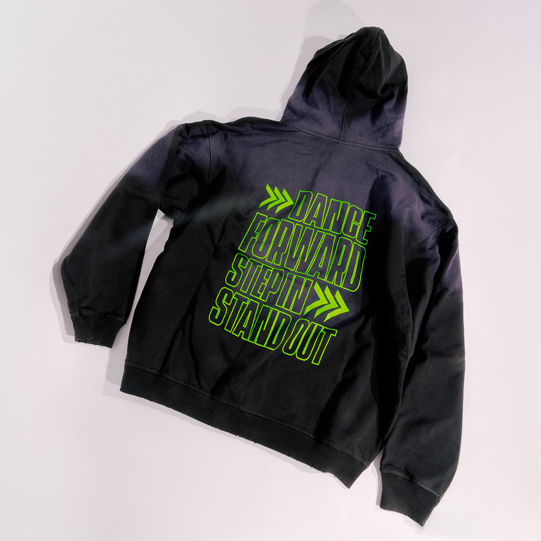 DanceForward Black Zip Hoodie