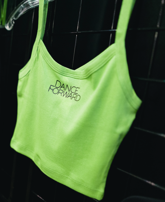 DanceForward Green Crop